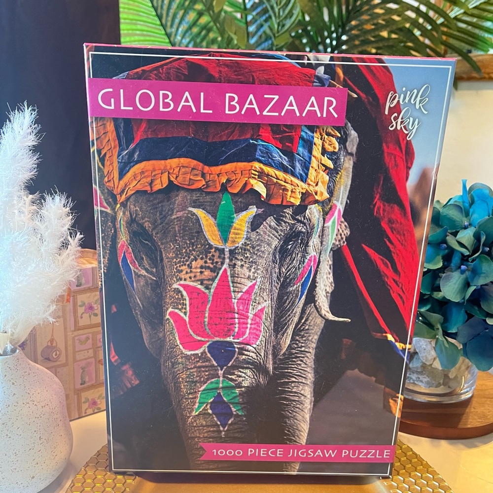 Global Bazaar 1000 Piece Jigsaw Puzzle - Multicolor - Picture 2 of 14